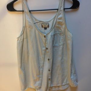 Women’s jean tank top volcom-size s